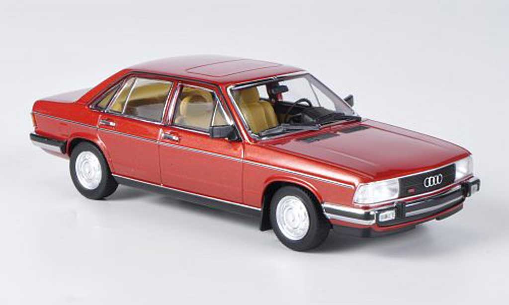 Audi 100 1/43 Minichamps GL (C2) rood 1979 modelauto