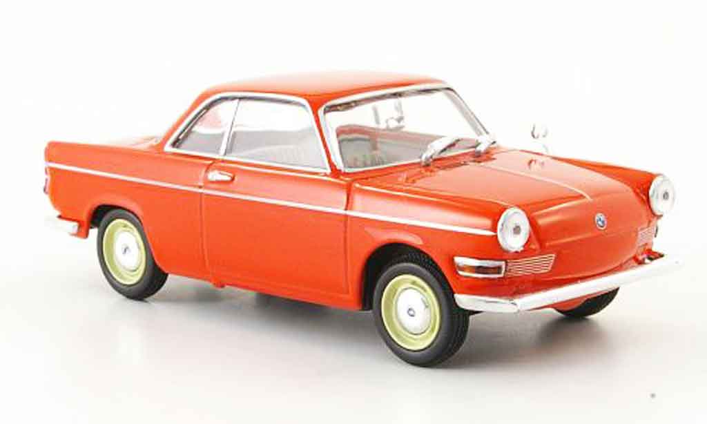 Bmw 700 1/43 Minichamps Sport rood 1960 modelauto