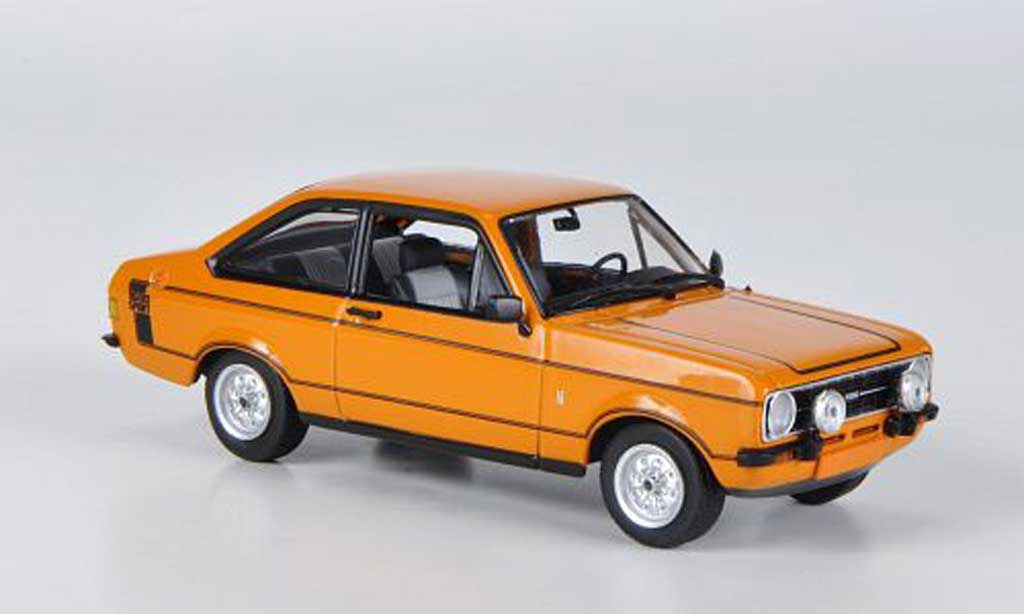 Ford Escort RS 1600 1/43 Minichamps RS 1600 Sport oranje 1975 modelauto