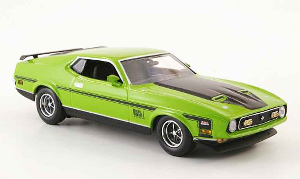 Ford Mustang 1971 1/43 Minichamps 1971 Mach 1 grun 1971 modelauto