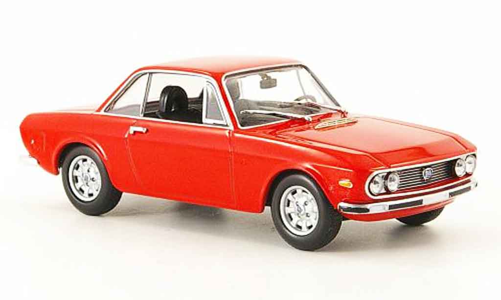 Lancia Fulvia HF 1/43 Minichamps HF 1600 rood 1970 modelauto