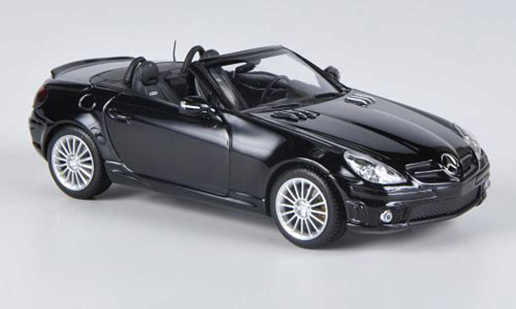 Mercedes Classe SLK 1/43 Minichamps 55 AMG (R171) zwart 2008 modelauto
