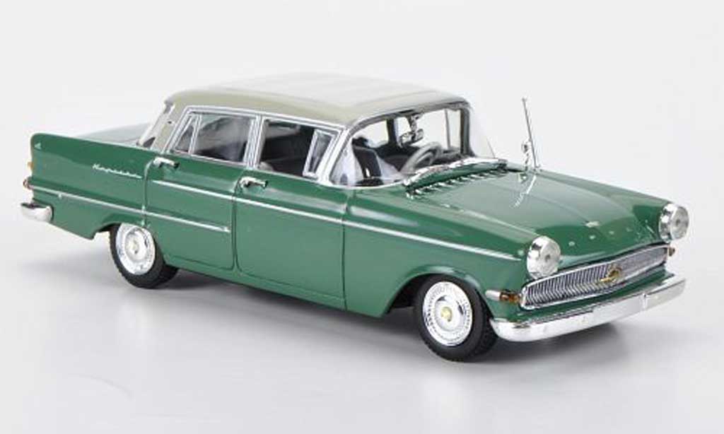 Opel Kapitan 1/43 Minichamps grun/beigegrijs 1959 modelauto