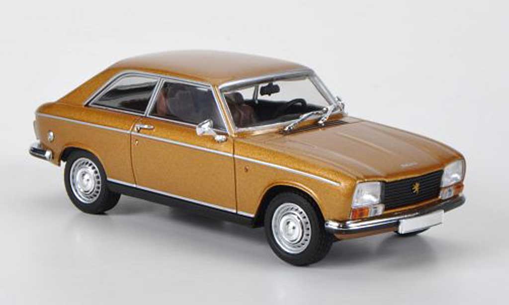 Peugeot 304 coupe 1/43 Minichamps coupe gold 1972 modelauto