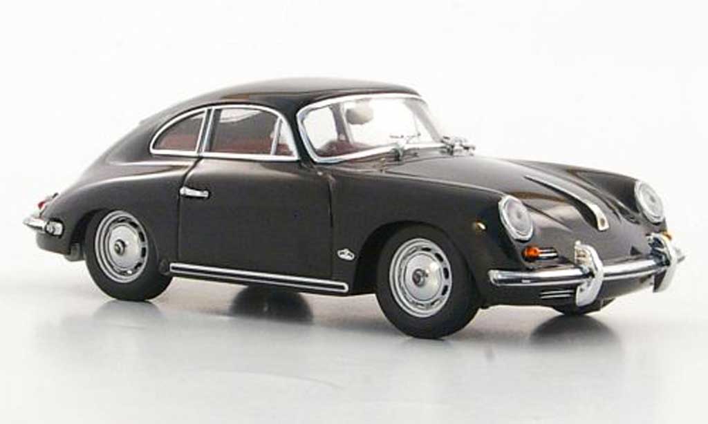 Porsche 356 1961 1/43 Minichamps 1961 B zwart modelauto