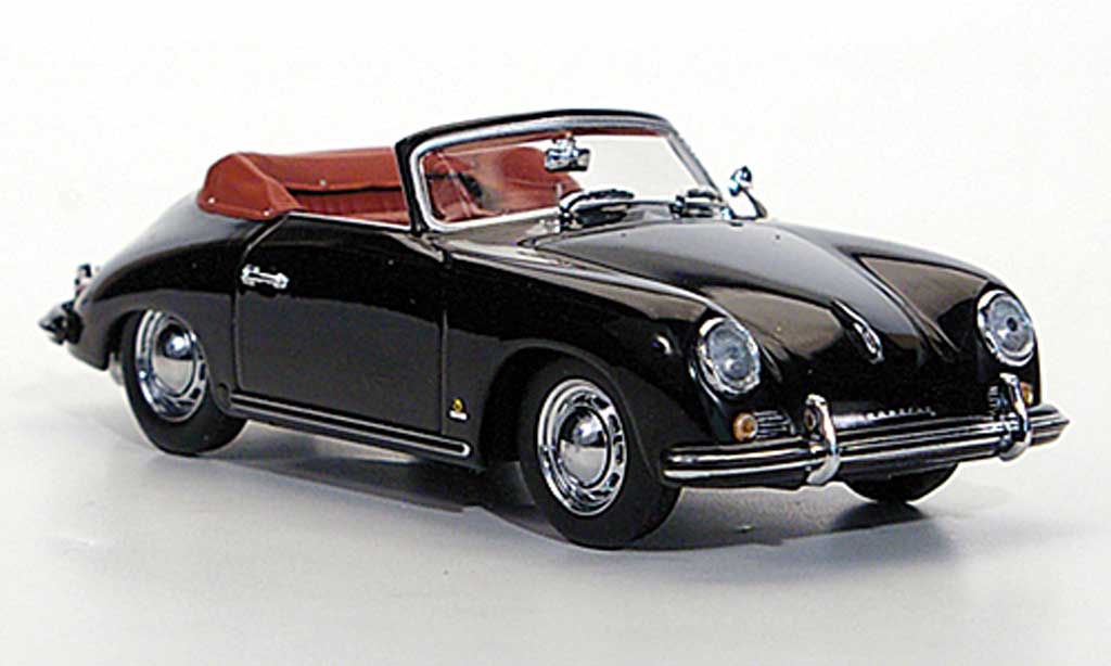 Porsche 356 1954 1/43 Minichamps 1954 Cabriolet zwart modelauto