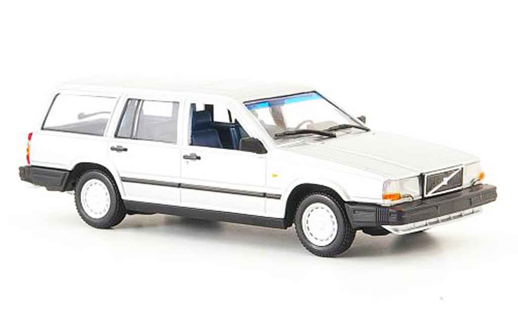 Volvo 740 1/43 Minichamps GL grijs 1986 modelauto