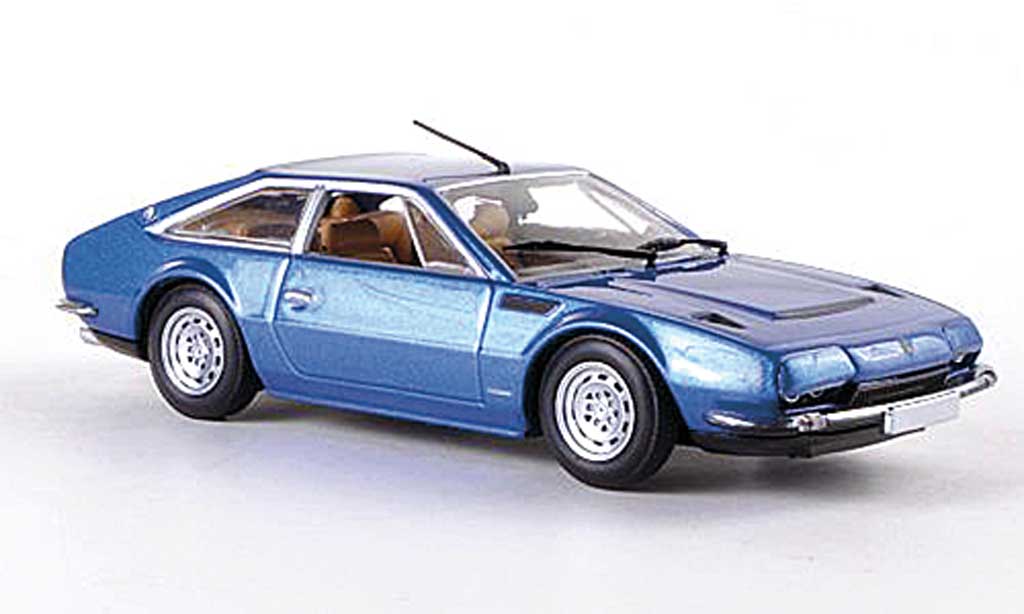 Lamborghini Jarama 1/43 Minichamps 400 GT 2+2 blauw 1974 modelauto