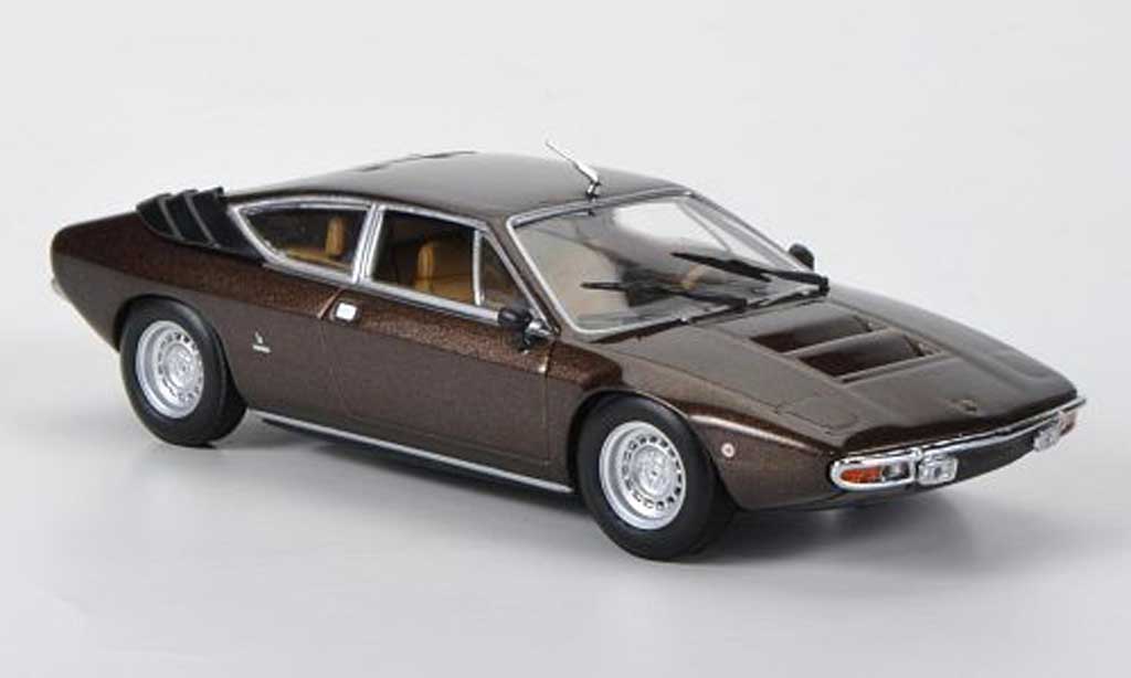 Lamborghini Urraco 1/43 Minichamps bruin 1972 modelauto