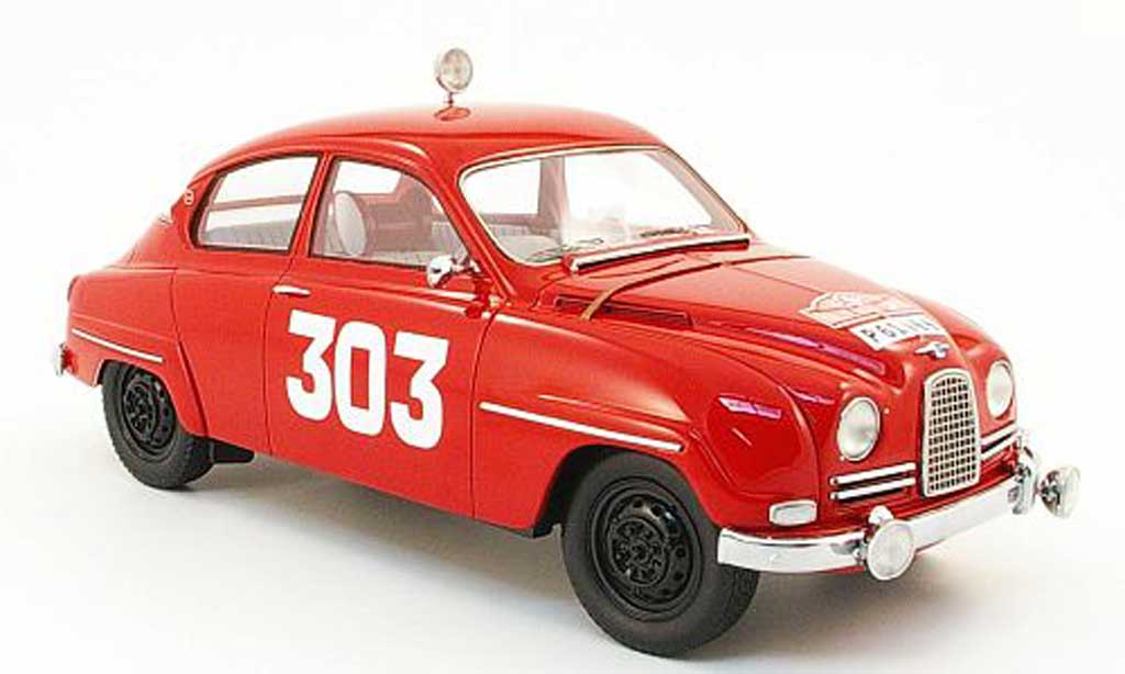 Saab 96 1/18 Neo No.303 Carlsson Rally Monte Carlo 12 modelauto