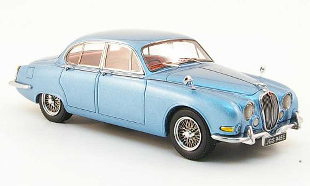 Jaguar S-Type 1/43 Neo 3.4 blauw clair 1965 modelauto