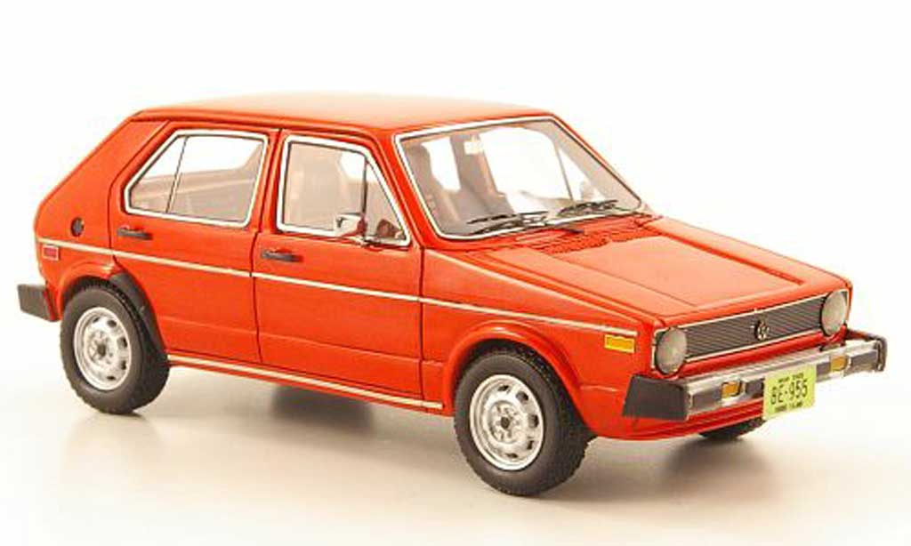 Volkswagen Golf 1 1/43 Neo 1 Rabbit (US I) 5-portes rood 1975 modelauto