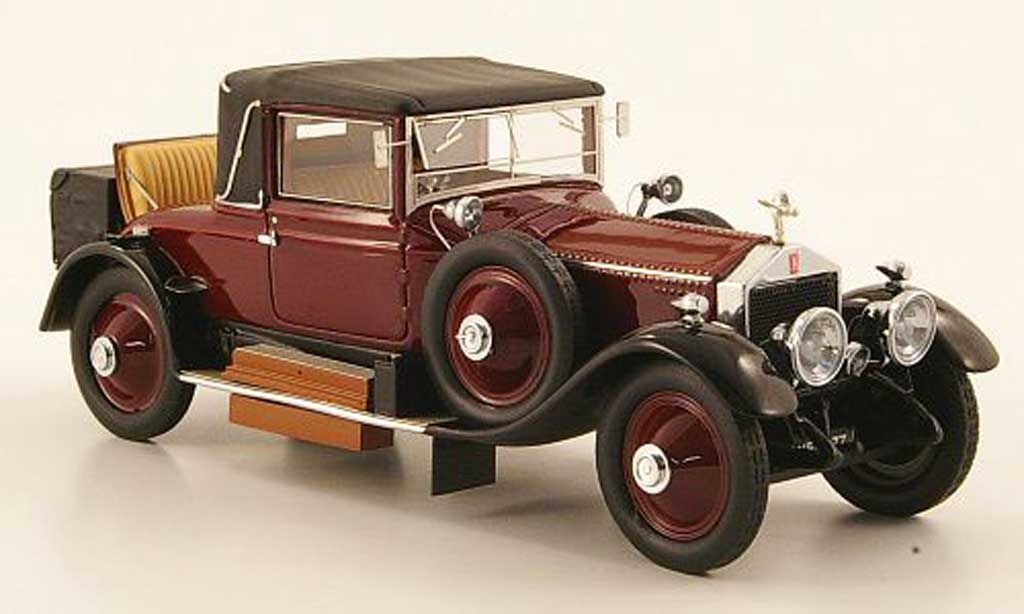 Rolls Royce Silver Ghost 1/43 Neo Doc coupe Dansk 49RE rood/zwart 1920 modelauto