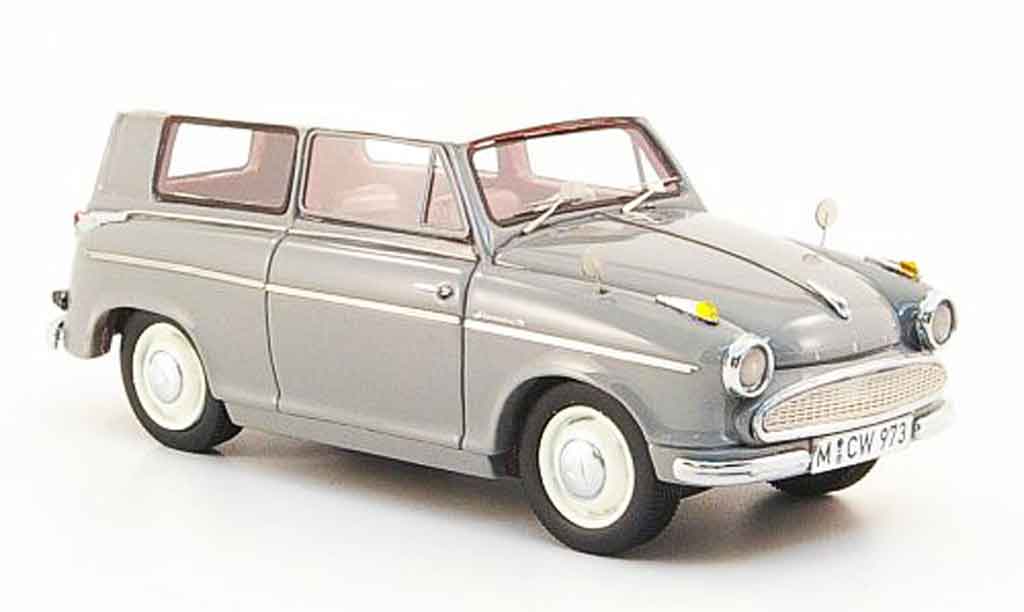 Lloyd Alexander 1/43 Neo Stationwagen grijs wit 1957 modelauto