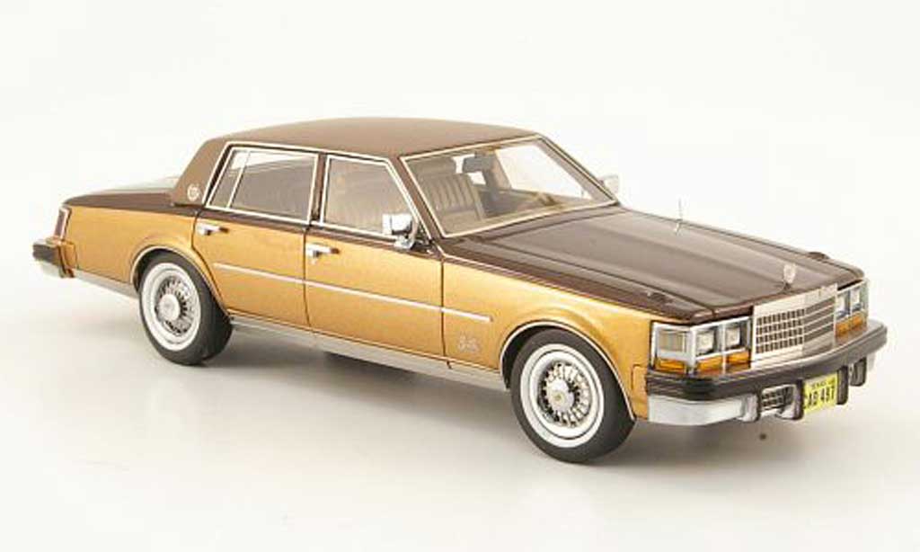 Cadillac Seville 1978 1/43 Neo 1978 Mk I Elegante bruin/gold modelauto