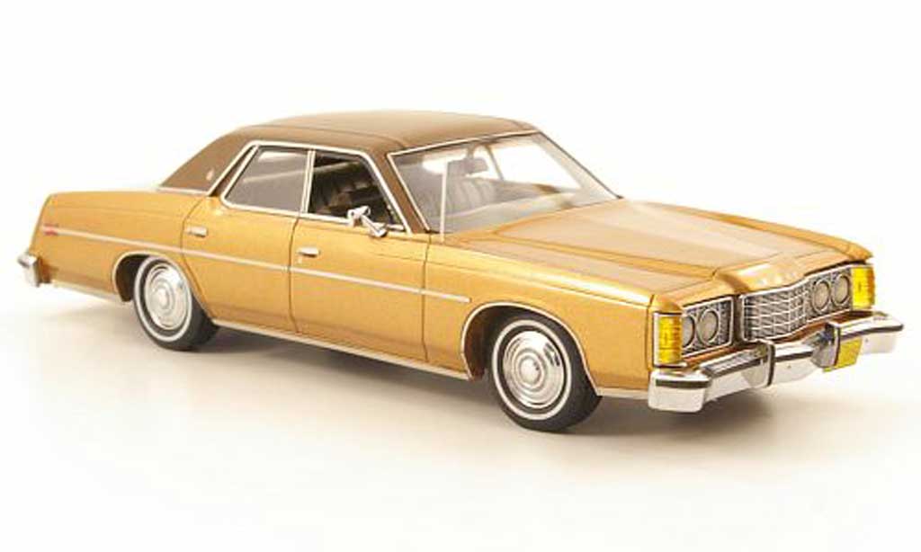 Ford LTD 1973 1/43 Neo 1973 le cuivre/zwart-brun modelauto