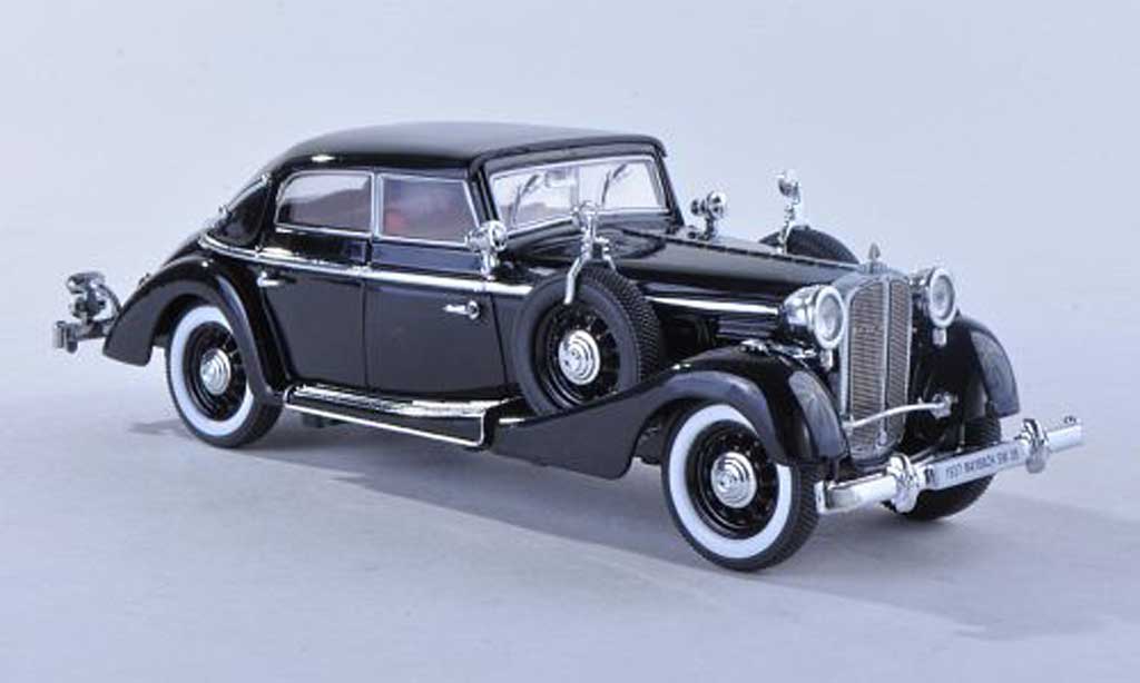 Maybach SW 1/43 Signature 38 cabriolet Spohn zwart 4-portes 1937 modelauto