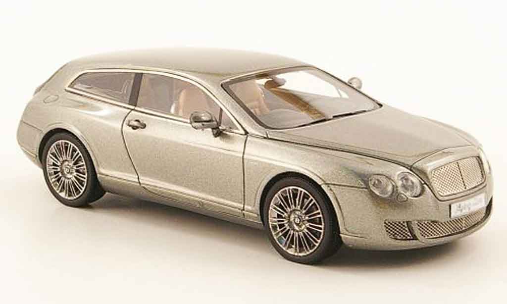 Bentley Continental Flying 1/43 Neo Flying Star by Touring grijs 2010 modelauto