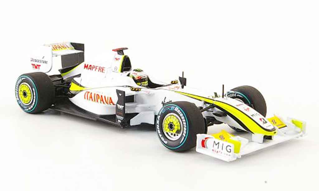 Mercedes F1 1/43 Minichamps Brawn GP BGP001 No.22 J.Button GP Brasilien 2009 modelauto