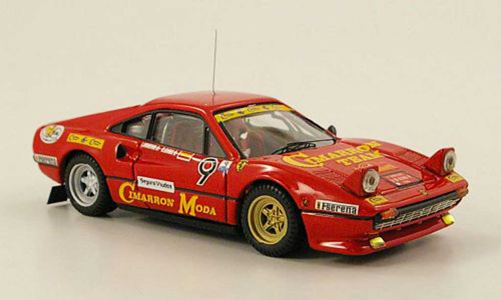 Ferrari 308 GTB 1/43 Best GTB No.9 Cibruin Team Rally Spanien 1985 modelauto