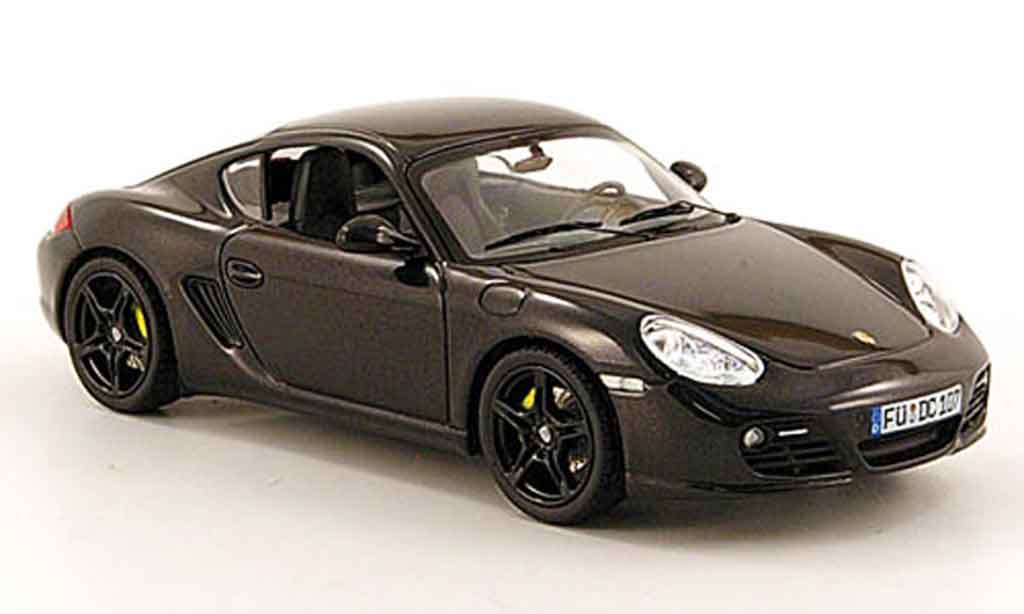 Porsche Cayman S 1/43 Schuco S zwart modelauto
