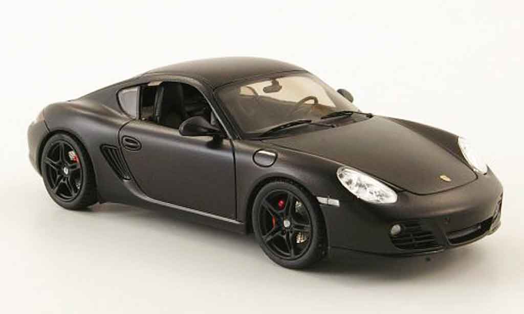 Porsche Cayman S 1/43 Schuco S mattzwart concept black modelauto