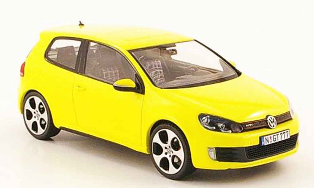 Volkswagen Golf VI GTI 1/43 Schuco VI GTI geel modelauto