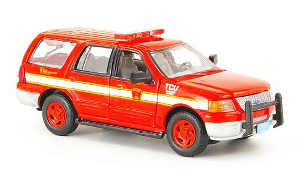 Ford Expedition 1/43 Gearbox Boston Fire Dept. pompier modelauto
