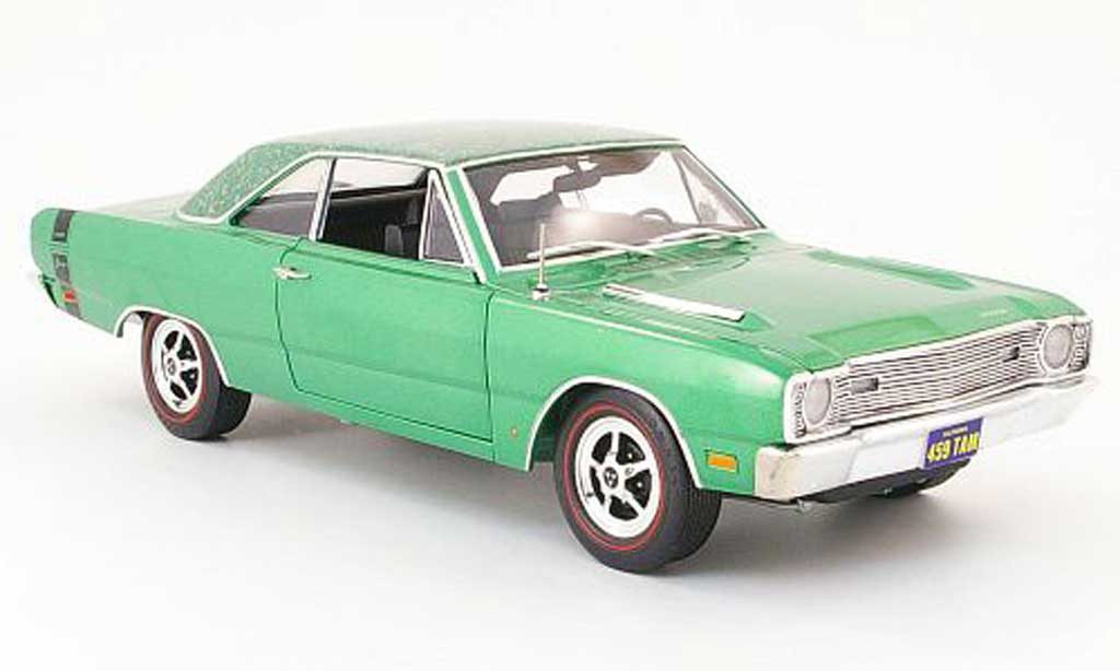 Dodge Dart 1969 1/18 Highway 61 1969 swinger grun blumenmuster mod-top modelauto