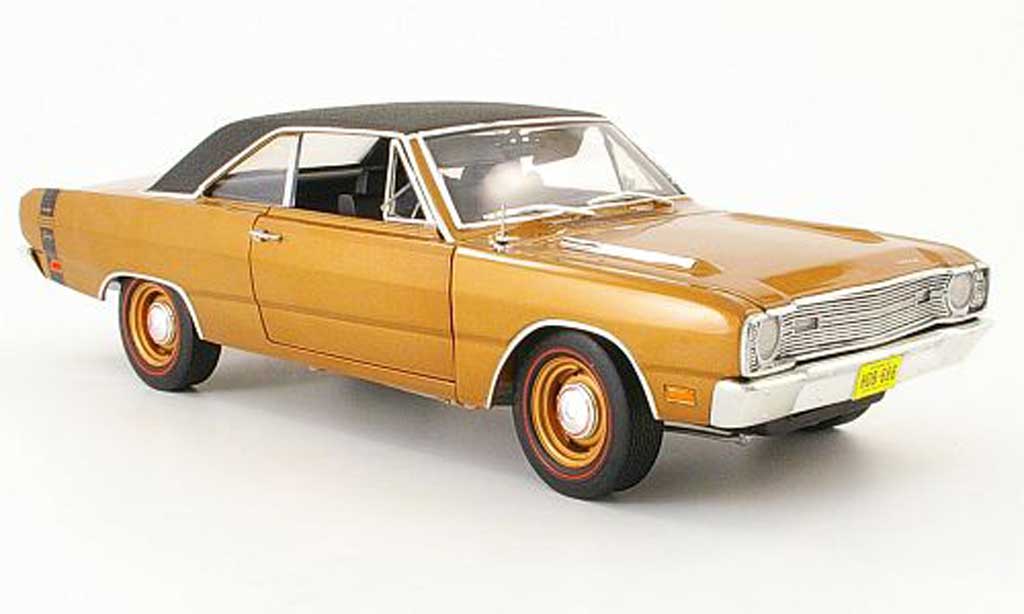 Dodge Dart 1969 1/18 Highway 61 1969 340 swinger kupfer/zwart modelauto