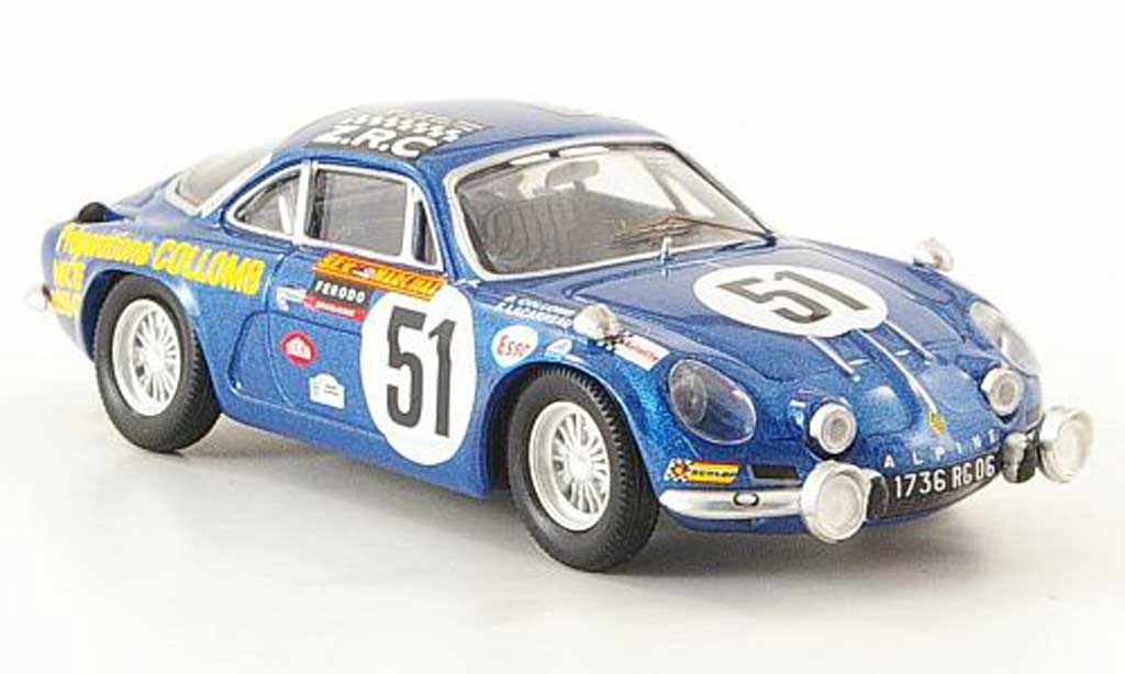 Alpine A110 1/43 Trofeu No.51 24h Le Mans 1968 B.Collomb / F.Lacarreau modelauto