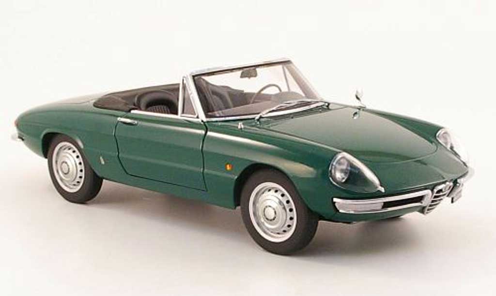 Alfa Romeo 1600 1/18 Autoart duetto spider grun 1966 modelauto