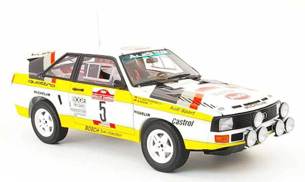Audi Sport Quattro 1/18 Autoart no.5 rallye san remo 1984 modelauto