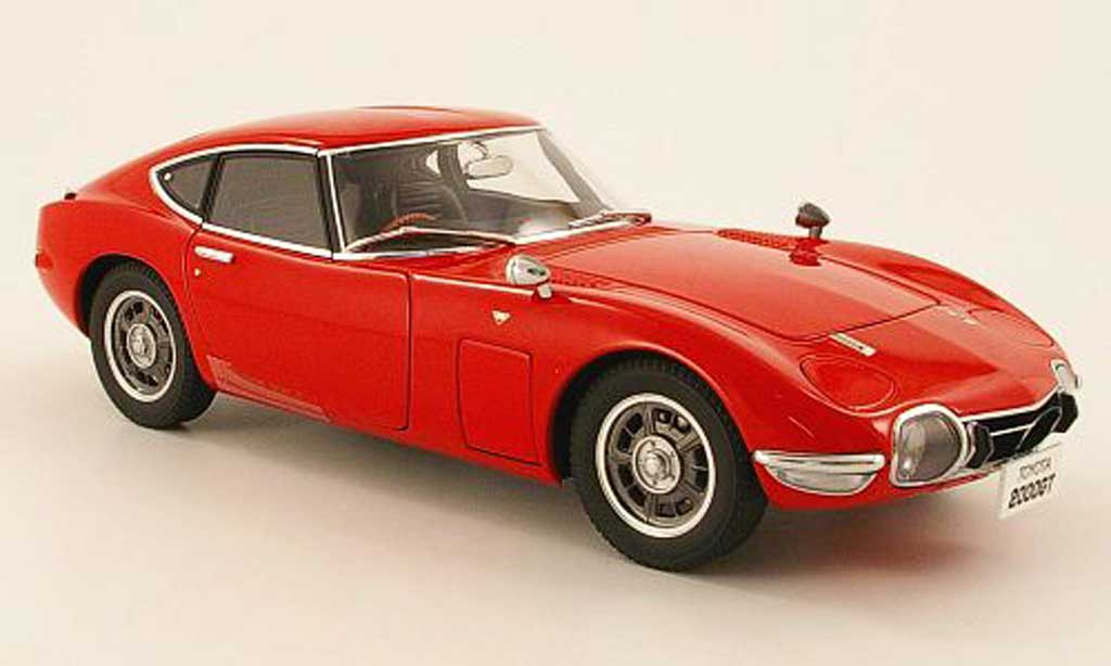 Toyota 2000 GT 1967 1/18 Autoart 1967 coupe rood 1965 modelauto