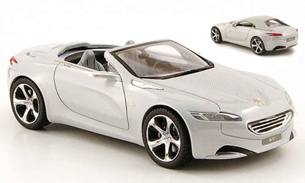 Peugeot SR1 1/43 Provence Moulage grijs inklusive hard top concept car genf 2010 modelauto
