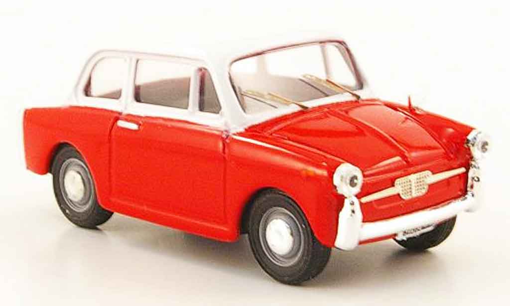 Autobianchi Bianchina 1/43 Progetto Berlina Special rood wit modelauto