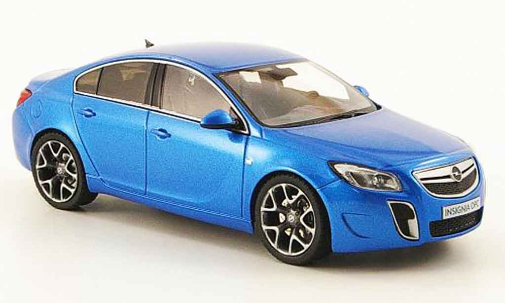 Opel Insignia OPC 1/43 Schuco OPC blauw 2009 modelauto