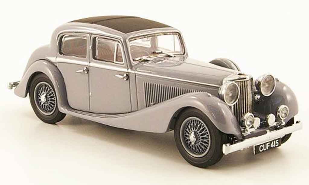 Jaguar SS 1/43 Oxford 2.5 saloon grijs modelauto