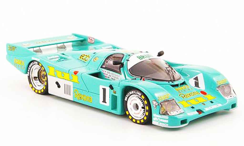 Porsche 962 1987 1/43 Spark 1987 No.1 lui 24h Le Mans modelauto