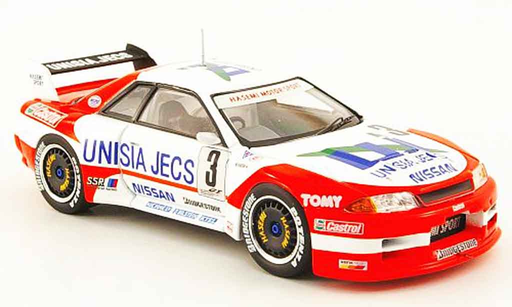 Nissan Skyline R32 1/43 Ebbro R32 GT R No.3 Unisia Jecs JGTC 1994 modelauto