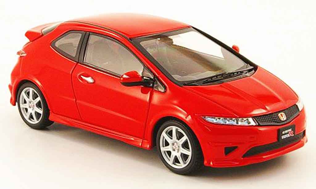 Honda Civic Type R 1/43 Ebbro Type R rood RHD modelauto