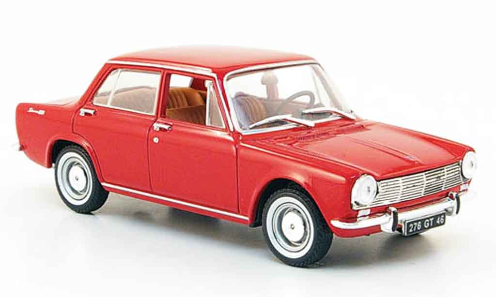 Simca 1300 1/43 Nostalgie sedan rood 1965 modelauto