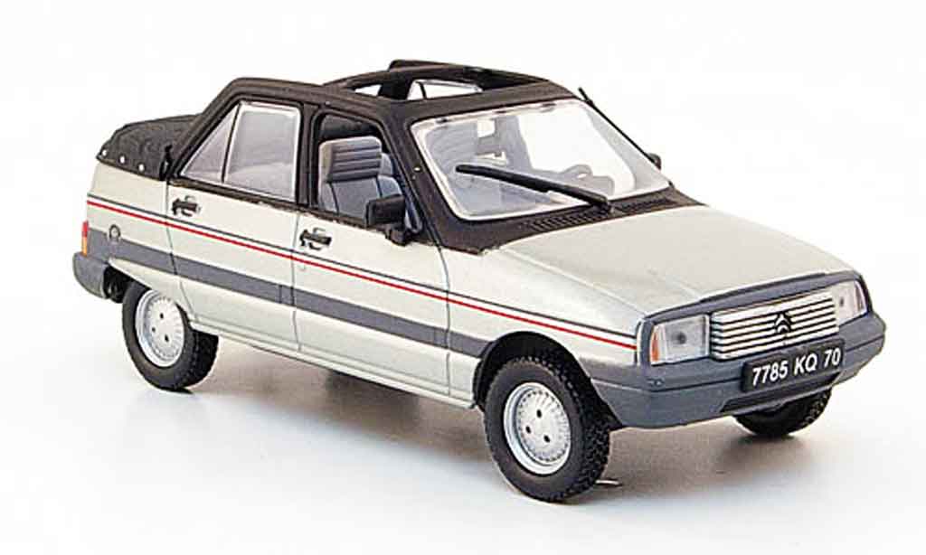 Citroen Visa 1/43 Nostalgie decouvrable grijs metallic 1984 modelauto