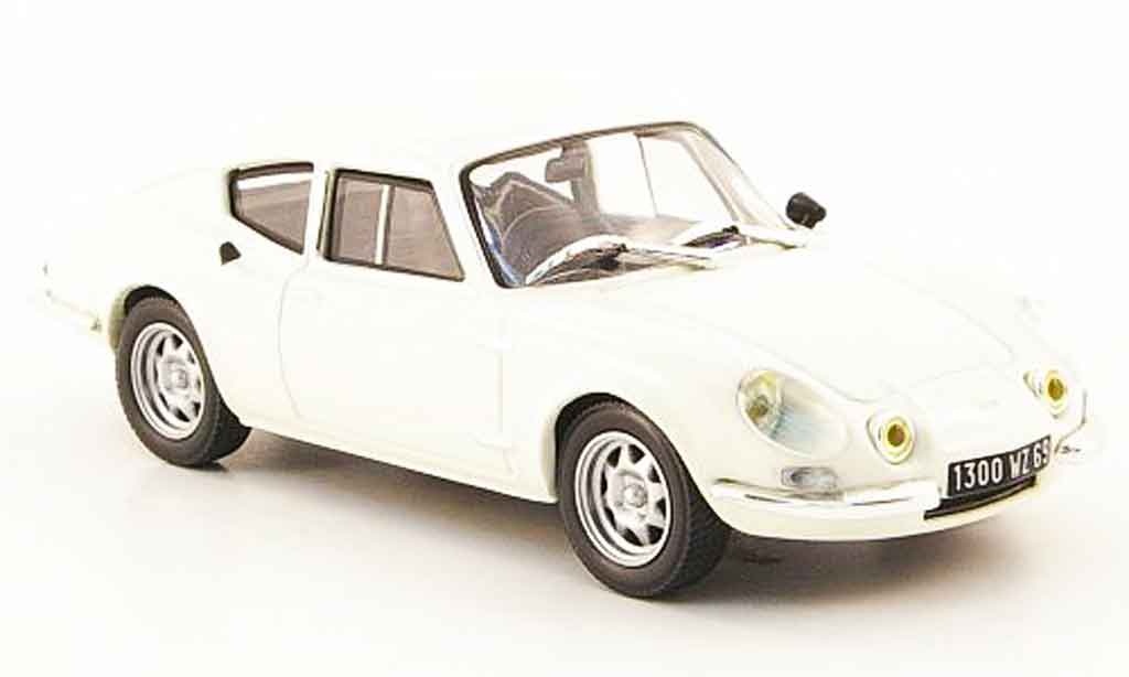 Simca CG 1/43 Nostalgie 1300 coupe wit 1973 modelauto