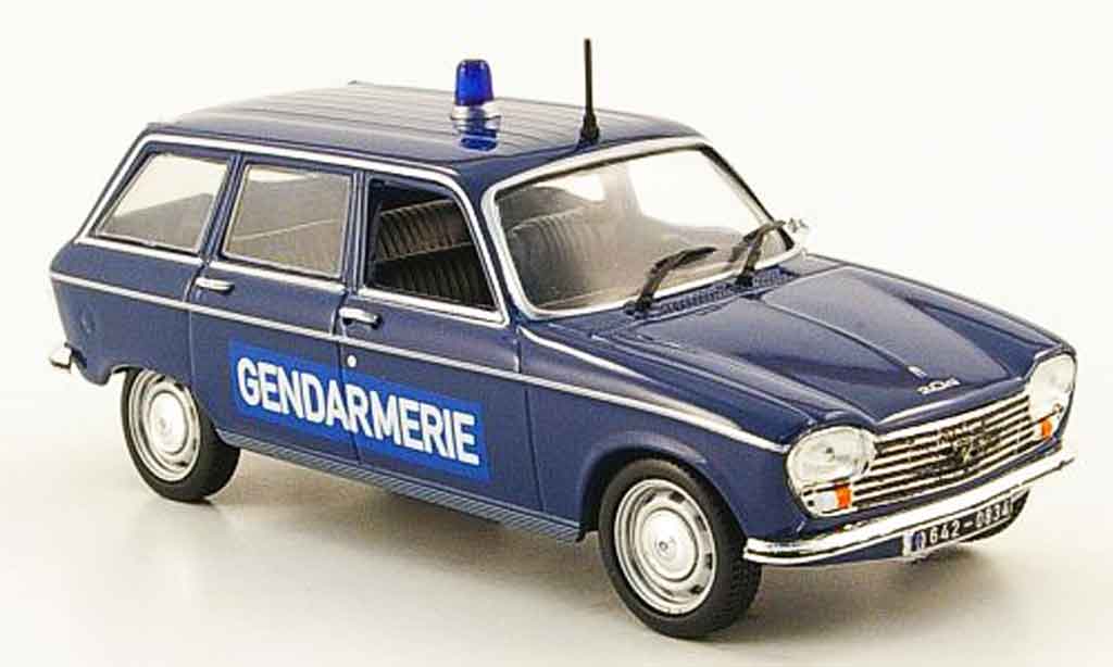 Peugeot 204 Break 1/43 Nostalgie Stationwagen gendarmerie 1969 modelauto