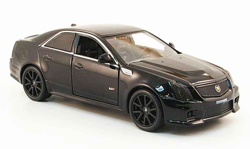Cadillac CTS 1/43 Luxury Die Cast V zwart Blackout Edition 2009 modelauto