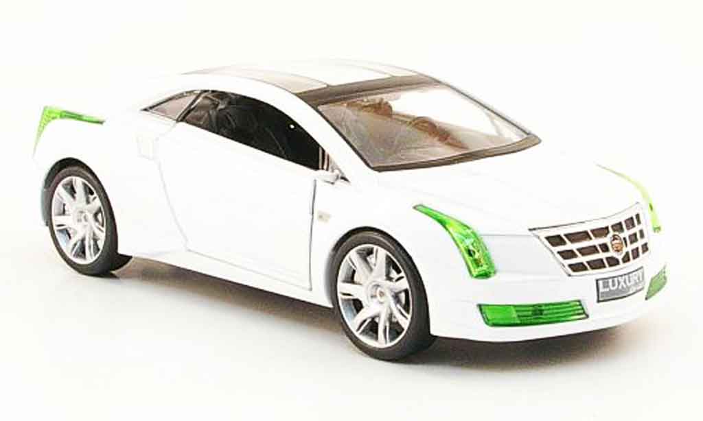 Cadillac Converj 1/43 Luxury Die Cast Concept wit Green Edition 2009 modelauto