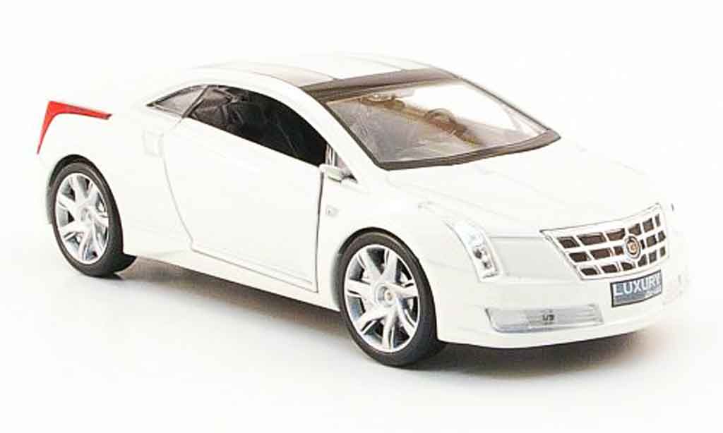 Cadillac Converj 1/43 Luxury Die Cast Concept wit 2009 modelauto