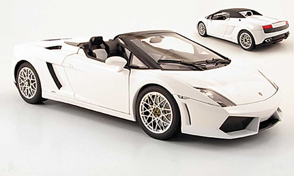 Lamborghini Gallardo LP560-4 LP560-4 1/18 Norev spyder wit 2009 modelauto