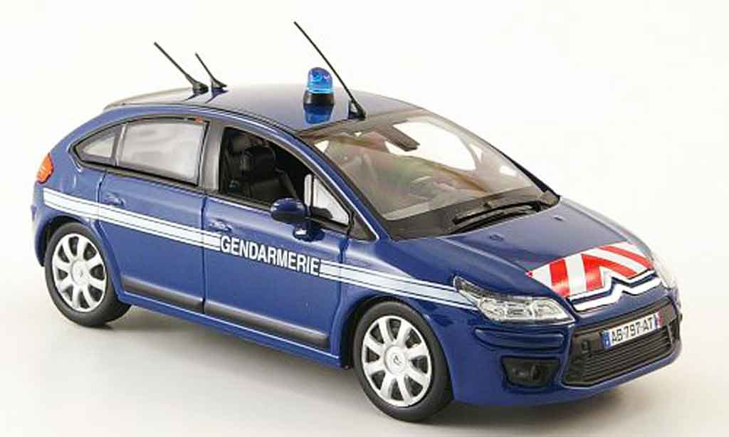 Citroen C4 1/43 Norev gendarmerie politie 2008 modelauto